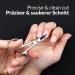 Marqus Nail Scissors from Solingen - Straight Blade for Precise Fingernail & Toenail Cutting | Includes Protective Case - Buy Online on SooperMarket.com