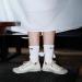 Balleenshiny Funny Magnetic Suction 3D Doll Couple Socks - Unisex One Size 2 Pairs White - Buy Online on SooperMarket.com