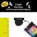 300 pcs 1 inch Black Pom Poms Balls in Reusable Zipper Bag - Arts and DIY Project Supplies - Buy Online on SooperMarket.com