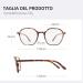 ZENOTTIC Blue Light Blocking Glasses - Hexagonal Eyewear for Men & Women | Anti Blue Ray Computer Glasses in Tortoise 0.0 x - Buy Online on SooperMarket.com