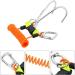 VGEBY Stainless Steel Diving Reef Hook Double with Spiral Coil Lanyard - Buy Online on SooperMarket.com