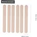 FOMIYES 800 Disposable Beauty Wax Strips - At-Home Hair Removal Wooden Wax Spatula Natural Birch Bar - Buy Online on SooperMarket.com