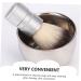 Beavorty 2 STK Impact Bowl Tools for Men | Stainless Steel Shaving Soap Container | Rabbit Ears Bubble Bowl for Home Shaving | 7.3x5cm Silver - Buy Online on SooperMarket.com