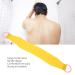 Double Sided Exfoliating Back Scrubber with Coarse Sand | Handle for Body Washing Shower - Yellow - Buy Online on SooperMarket.com
