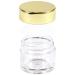 Beauticom 7g Clear Acrylic Jars Leak Proof Thick Wall for Beauty & Cosmetics (48 Pack with Gold Lids - Buy Online on SooperMarket.com
