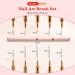 Nail Art Brushes Set - 5PCS Double-Ended Liner Striping Design Brushes for Fine Drawing and Details in Sizes 5/7/9/10/11/15/20/22/25/30 - Light Pink - Buy Online on SooperMarket.com