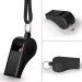 Fya Super Loud Sports Whistle with Lanyard and Mouth Grip - Ideal for Coaches, Referees, Emergency, Lifeguard, Survival - Outdoor Black - Buy Online on SooperMarket.com