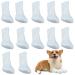 Zngou 12 Pcs Disposable Dog Shoes Dog Socks Paws Stop Licking Disposable Dog Boots Dog Paw Protector Dog Slippers Dog Foot Cover for Small Medium Dogs Pet Injured Paws Summer Indoor Outdoor Walking(L)