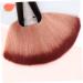 Beavorty Mineral Cutting Barber Cream - Highlighter Tool & Blending Brush for Face Makeup | Nylon Fan Brush for Blush & Foundation | 20x4x16cm Coffee Color - Buy Online on SooperMarket.com