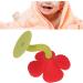 Plplaaoo Baby Teething Ring - Washable Food-Safe Silicone Ideal Gift for Toddlers Boiled Water Safe Rose Red - Buy Online on SooperMarket.com