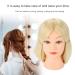Shop Window Doll Head for Hairstyling Practice | Essential Hairdresser Training Model & Accessories - Buy Online on SooperMarket.com