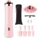 Glue Shaker for Eyelash Extensions Lash Extension Supplies Nail Polish Mixer with 2 Connectors and 8 Caliber Must Have Tech Tool For Eyelash Lacquer or Paints Pink
