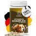 Pfotengut vitamin B Complex dog made in Germany - 120 tablets for 4 months - High -dose B Vitamins for dogs & cats with B1 B2 B3 B5 B6 B7 B9 & B12 - Vitamin B for dogs