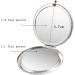 COFOZA Rose Gold Stainless Steel Compact Pocket Makeup Mirror - Inspirational Gift with Gift Box - Buy Online on SooperMarket.com