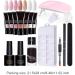 Gel Nail Kit 15ml 7 Colors Gel Extension Nail Kit with UV Lamp Nail File Clip Builder Gel Nail Kit Long-Lasting Gel Polish Starter Kit Acrylic Nail Kit - Buy Online on SooperMarket.com