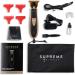 Supreme Trimmer ST5210 Men's Hair Clipper - Professional Cordless Barber Liner for Beard & Hair - Gold T-Shaper Li with Extra Blade - Buy Online on SooperMarket.com