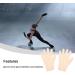 Kawehiop Women's Fashion Figure Skating Wrist Gloves - Breathable Fast-Drying Sunscreen Protection in Skin Color - Buy Online on SooperMarket.com