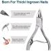 Toenail Clippers Trimmer Thick Toenails Nipper Professional Stainless Steel Cuticle Trimmer Scissors Toenails Nail Clippers for Thick or Ingrown - Buy Online on SooperMarket.com