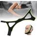 Special Triangular Design Chin Strap for Snoring Prevention - Black Fluorescent Green Edge - Buy Online on SooperMarket.com