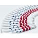 USA Golf Tees - American Flag Design, Pro Length Bamboo Tees, Patriotic Pride 2 3/4 - Pack of 50 - Buy Online on SooperMarket.com
