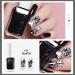 4 Colours 10ml Nail Polish Set Printed Jelly Nail polish Gold silver metallic colors Nail Pigment Polish Lacquer Nail Art Design Drawing Tool - Buy Online on SooperMarket.com