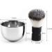 Sanwood Dust Remover Set - High Elasticity Beard Brush & Soap Shell for Men - Quick Foaming Shaving Brushes | Perfect for Home Use - International Shipping Available - Buy Online on SooperMarket.com