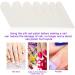 Nail Protector Sticker Wrap Cover 6Pcs - Clear Adhesive Silk Nail Wraps for Nail Protection - Buy Online on SooperMarket.com