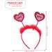 Amosfun 1pc Valentine's Day Headband Valentines Head Bopper Fancy Dress Headband Love Heart Sequin Headband Valentines Love Headpiece Alien Headband Wedding Party Supplies Miss Gritbo - Buy Online on SooperMarket.com