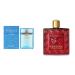 Versace Man Eau Fraiche By Gianni For Men 3.4 Oz Deodorant Spray Eros Flame Men 1.7 oz EDP Spray