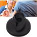 Artificial Black Left Ear Display Model | Professional Soft Teaching Tool with Round Base - Buy Online on SooperMarket.com