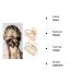 Runmi Gold Metal French Design Hair Clips - Stylish Hair Accessories for Women & Girls - 2pcs International Shipping - Buy Online on SooperMarket.com