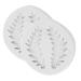 Alipis 2pcs Leaf Mold Baking Mold Chocolate Molds Mold for Cookie Silicone Gummy Molds Multi-use Silicone Mold Funny Cupcake Mold Cupcake Decorations Silica Gel White Leaves Baking Tools