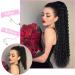30 Curly Drawstring Ponytail Extension - Synthetic Hairpiece for Women (1B#) - Buy Online on SooperMarket.com