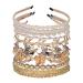 10 PCS Pearls Headband Rhinestones Hairbands Gold Metal Headbands White Faux Pearl Rhinestones Hairbands Leaf Decor Hair Hoop Metallic Butterfly Flower Headband Chained Headband Bridal Hair Hoop Wedding Hair Accessories ...