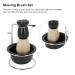 3pcs Professional Beard Shaving Brush Set - Manual Shaving Brush Bowl & Stand Kit for a Perfect Shave | International Shipping - Buy Online on SooperMarket.com