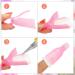 G2PLUS Gel Nail Remover Clips - 10 PCS Plastic Soak Off Finger Clips for Gel Nail Polish Removal - Pink - Buy Online on SooperMarket.com