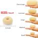 WACURRENTHYD Blonde Kid Hair Donut Bun Maker 2PCS - Small 2.5 Inch Beige Chignon Doughnut Shaper for Short and Thin Hair - Buy Online on SooperMarket.com