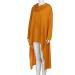 Women's Plus Size Irregular Zip Hoodie Sweatshirt - White/Yellow - 5XL - Buy Online on SooperMarket.com