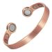 EnerCoppeX Copper Magnetic Bracelet for Women - Detox Jewelry with 3500 Gauss Magnet (CPB-0964Q)