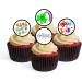 48 Good Luck Edible Cupcake Toppers Premium Thickness SWEETENED VANILLA Wafer Card Mini Cupcake Decorations - Buy Online on SooperMarket.com