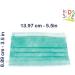 DermSource Kids 3-Layer Disposable Face Masks - 25 Pack, Made in USA - Breathable Green Face Coverings for Boys and Girls - Buy Online on SooperMarket.com