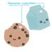 Nuby All Silicone Chocolate Chip Cookie & Milk Carton Teether 2 Pack for Babies 3+ Months - 2PK - Buy Online on SooperMarket.com