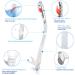 EXP VISION Dry Snorkel - Adult Dive Snorkel with Food-Grade Silicone Mouthpiece and Splash Guard Top Valve - Silver - Buy Online on SooperMarket.com