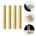 Minkissy 4-Piece Cosmetic Bottle Brush Tip Set - Empty Gel Nail Polish and Oil Pencil Containers with Aluminum Tube for Cosmetics & Airspace Monitoring - Buy Online on SooperMarket.com