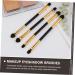PLAFOPE 45 Pcs Eye Shadow Brush Eye Shadow Applicator Double Ended Eyeshadow Brush Blending Sponge Fiber - Buy Online on SooperMarket.com