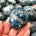 KuRkur Natural Crystals Crystal Raw Blue Apatite Hand Made Palm Stone Natural Crystal Crafts 80g-100g 1pc - Buy Online on SooperMarket.com