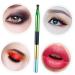 Buy NOLITOY 2pcs Detachable Cosmetics Brush Set Eyebrow Concealer Eyeliner & Lip Brushes for Travel | International Shipping Available - Buy Online on SooperMarket.com