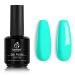 Beetles Gel Nail Polish Cynthia Cyan Color Spring Summer Soak Off LED Nail Lamp Gel Polish -SIZE: .5 fl.Oz/Each 15 ml/Each 5001-Cynthia Cyan