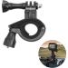 Motorcycle driver holder rotating bicycle mobile phone holder with closed screwable 360 rotation Action cameras for GoPro Hero Stand Motorcycle Bike Bike stand (black)