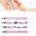 4-Pack Baby Pacifier Clip - Cotton Ribbon Holders for Infants | International Shipping Available - Buy Online on SooperMarket.com